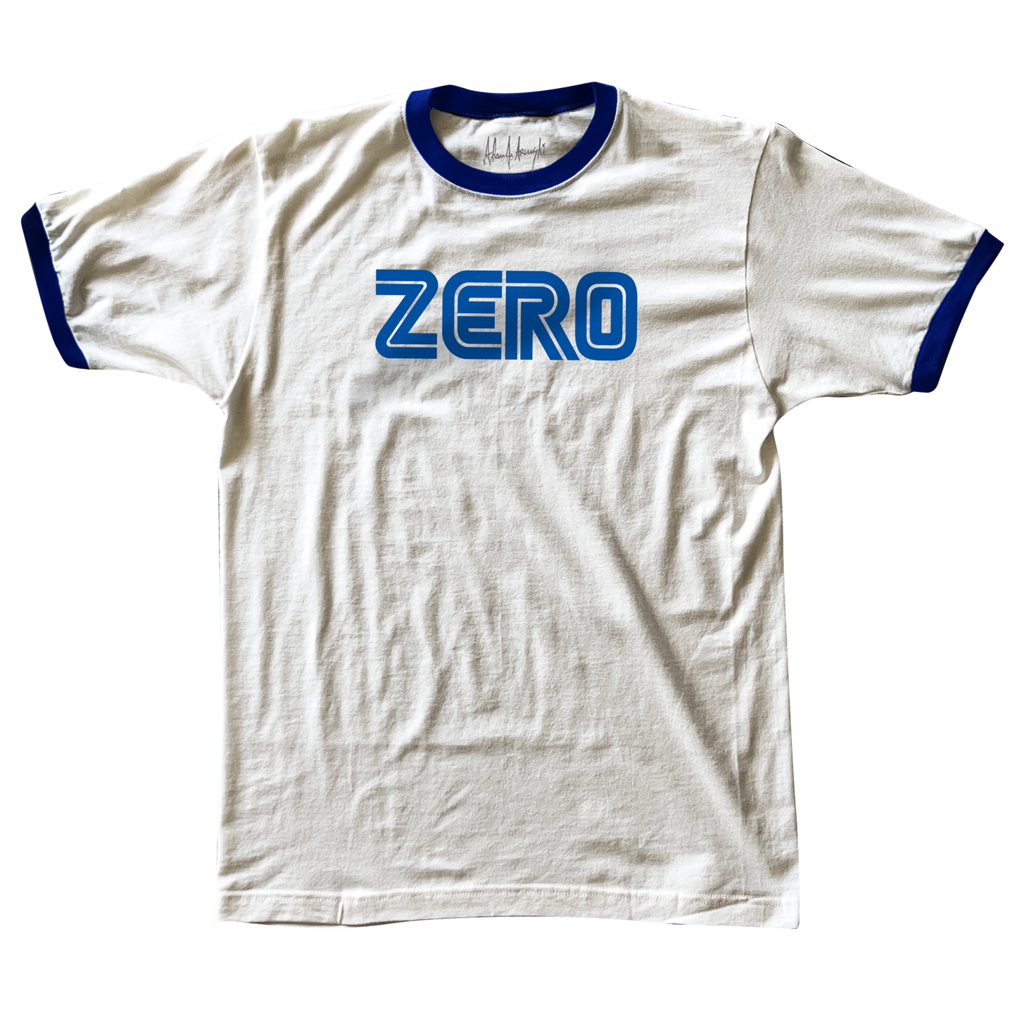GENESIS S/S RINGER - WHITE / BLUE