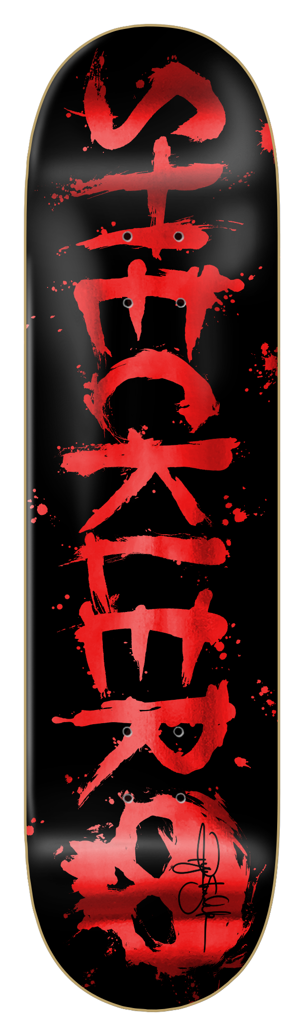 SHECKLER - BLOOD - RED FOIL - SIGNED