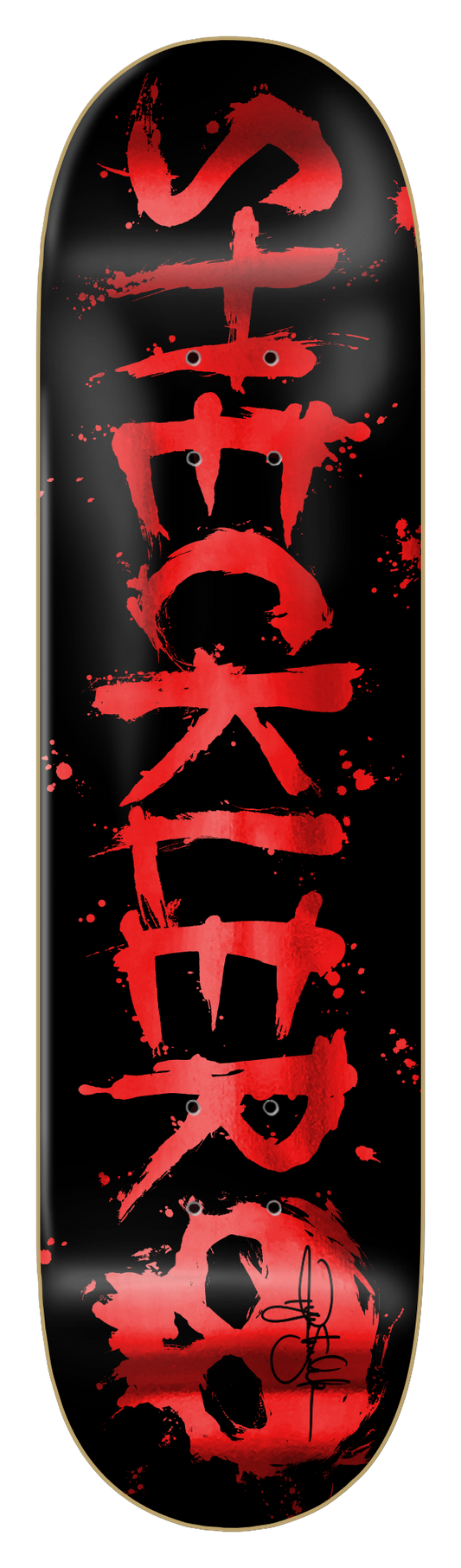 SHECKLER - BLOOD - RED FOIL - SIGNED