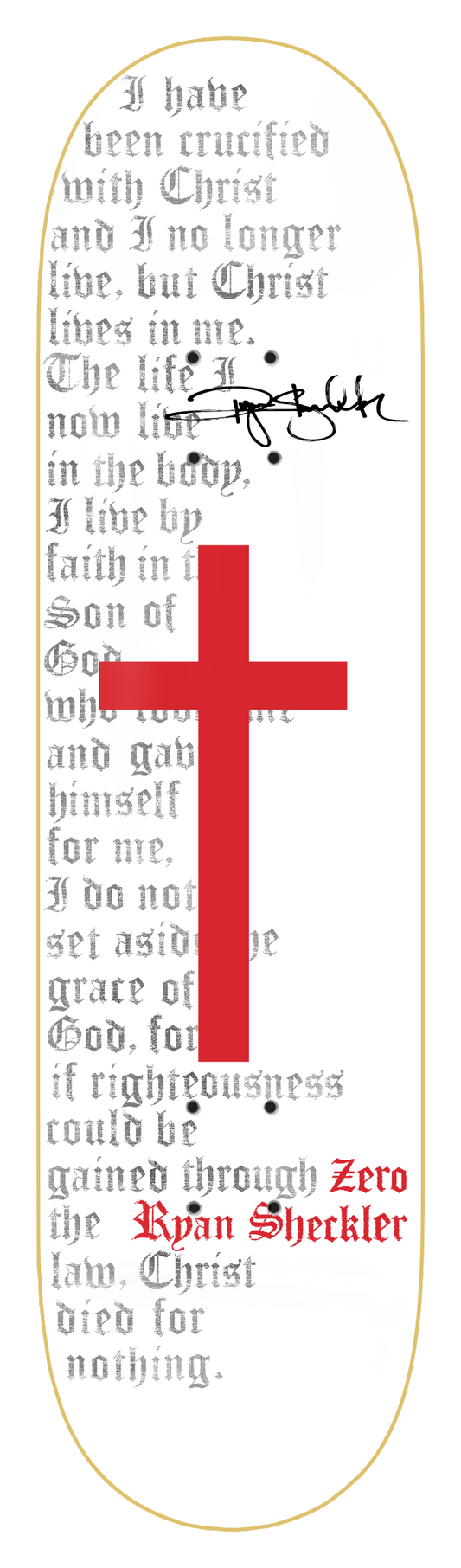 SHECKLER - CROSS - SIGNED