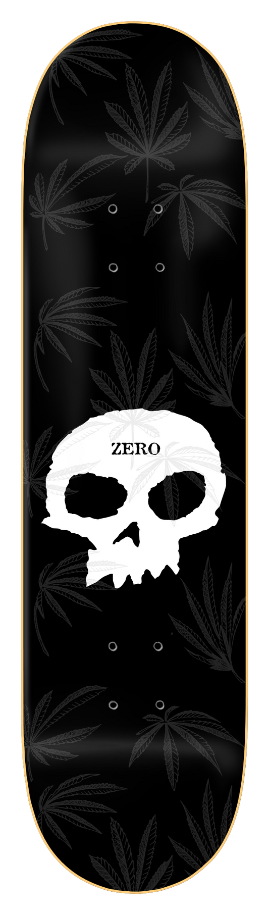 WEED EMBOSSED SINGLE SKULL - SMALL BATCH - BLACK