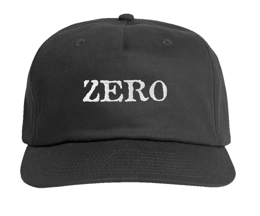 ATTIC EMBROIDERED HAT - BLACK