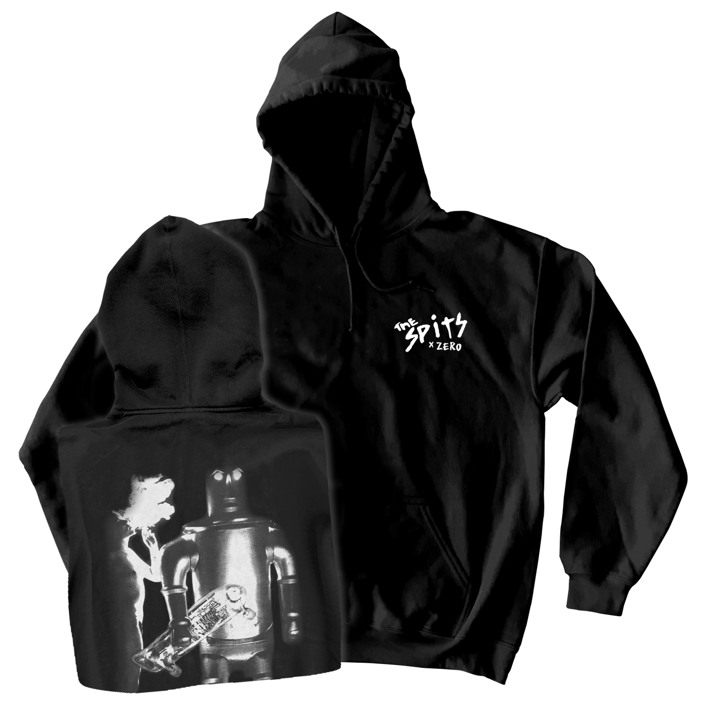 THE SPITS - ROBOT - PULLOVER HOOD