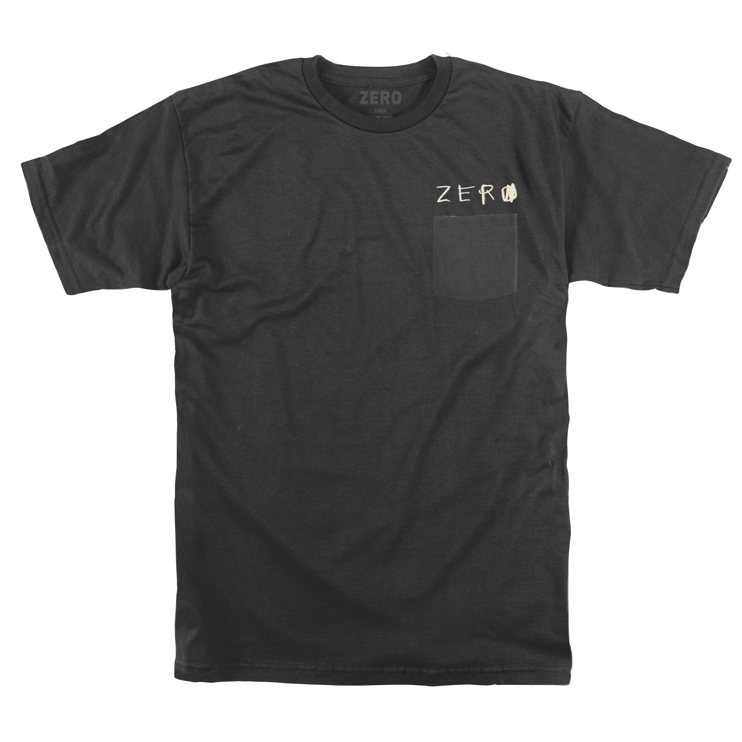Felpa Hoodie QURUMBAGH Zero Skateboards Logo – Morbida, 60% Cotone, Taglie S-3XL, Colore Nero