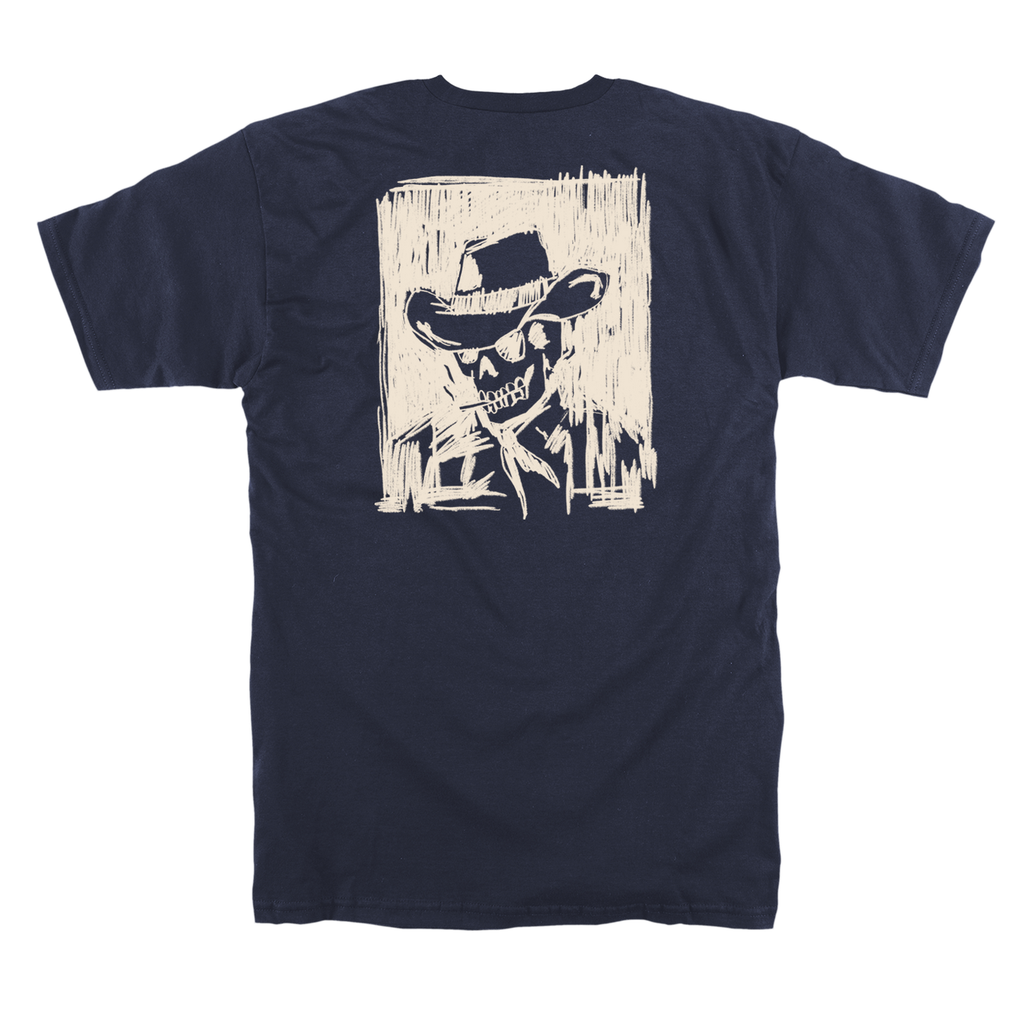 URBAN COWBOY - POCKET TEE - NAVY