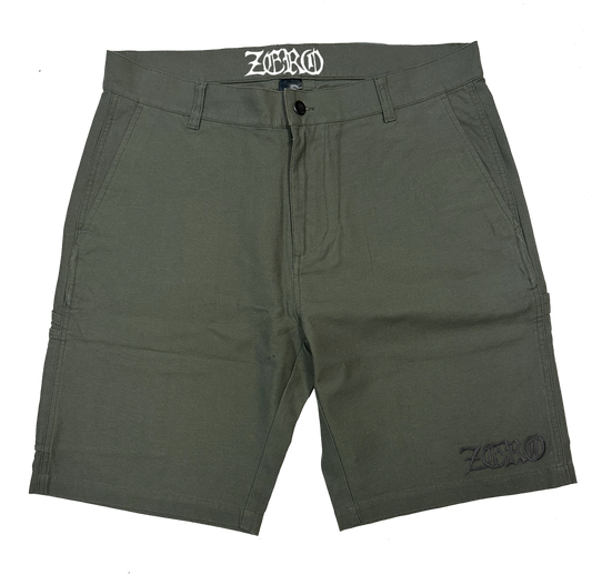 ZERO CANVAS UTILITY SHORT - ARMY