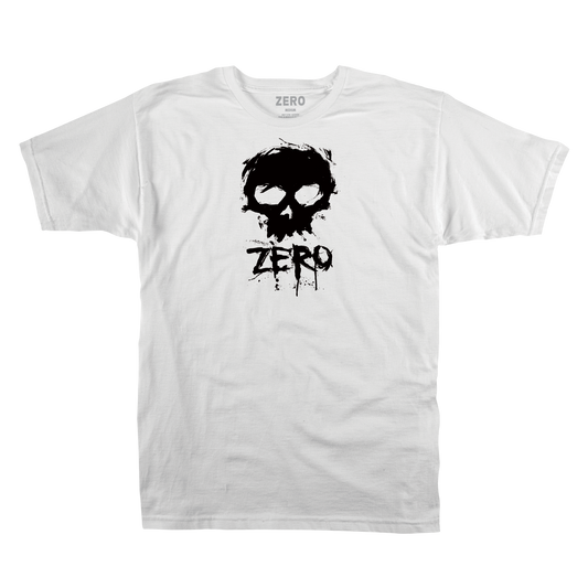 BLOOD SKULL S/S - WHITE/BLACK