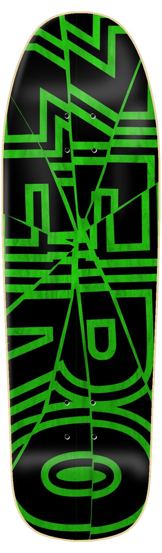 SHATTERED BOLD - GREEN - SHAPED 9.5 - SMALL BATCH
