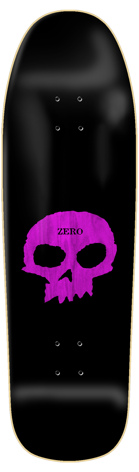 SINGLE SKULL KNOCKOUT - PURPLE - SHAPED 9.5 - SMALL BATCH