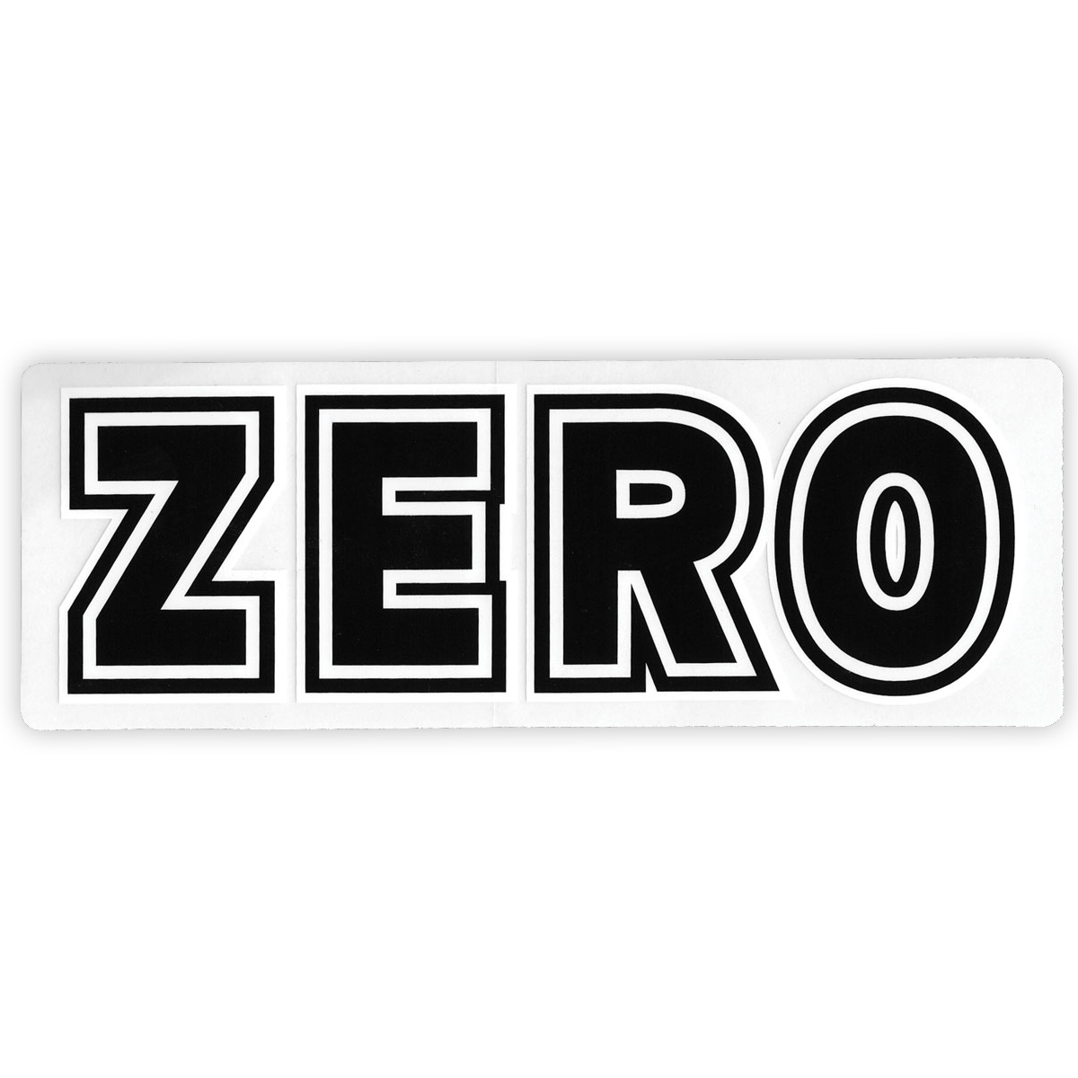 BOLD STICKER - MEDIUM – Zero Skateboards