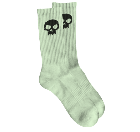 SKULL SOCKS - GLOW IN THE DARK / BLACK