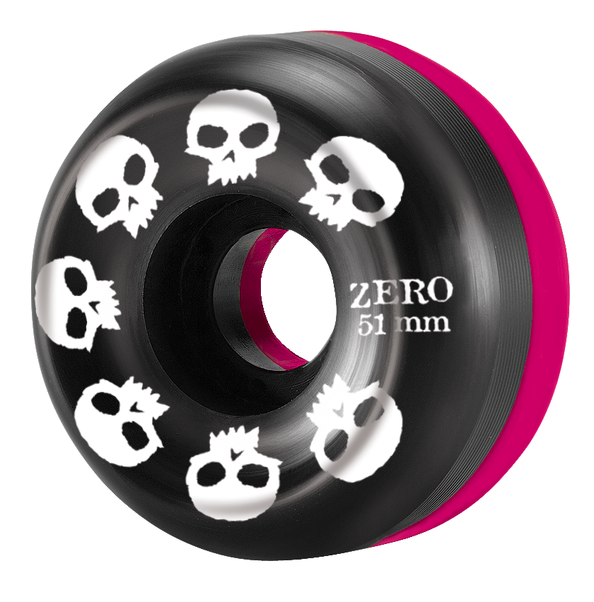 Zero pink black split wheel